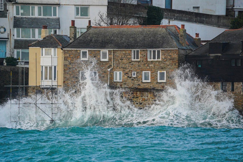 Map reveals areas most like to flood in the UK today