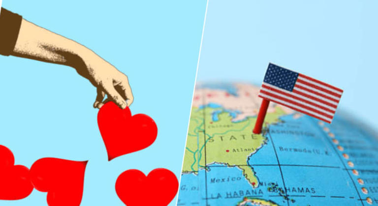 Survey reveals 'hopeless romantic' American state where people get ...