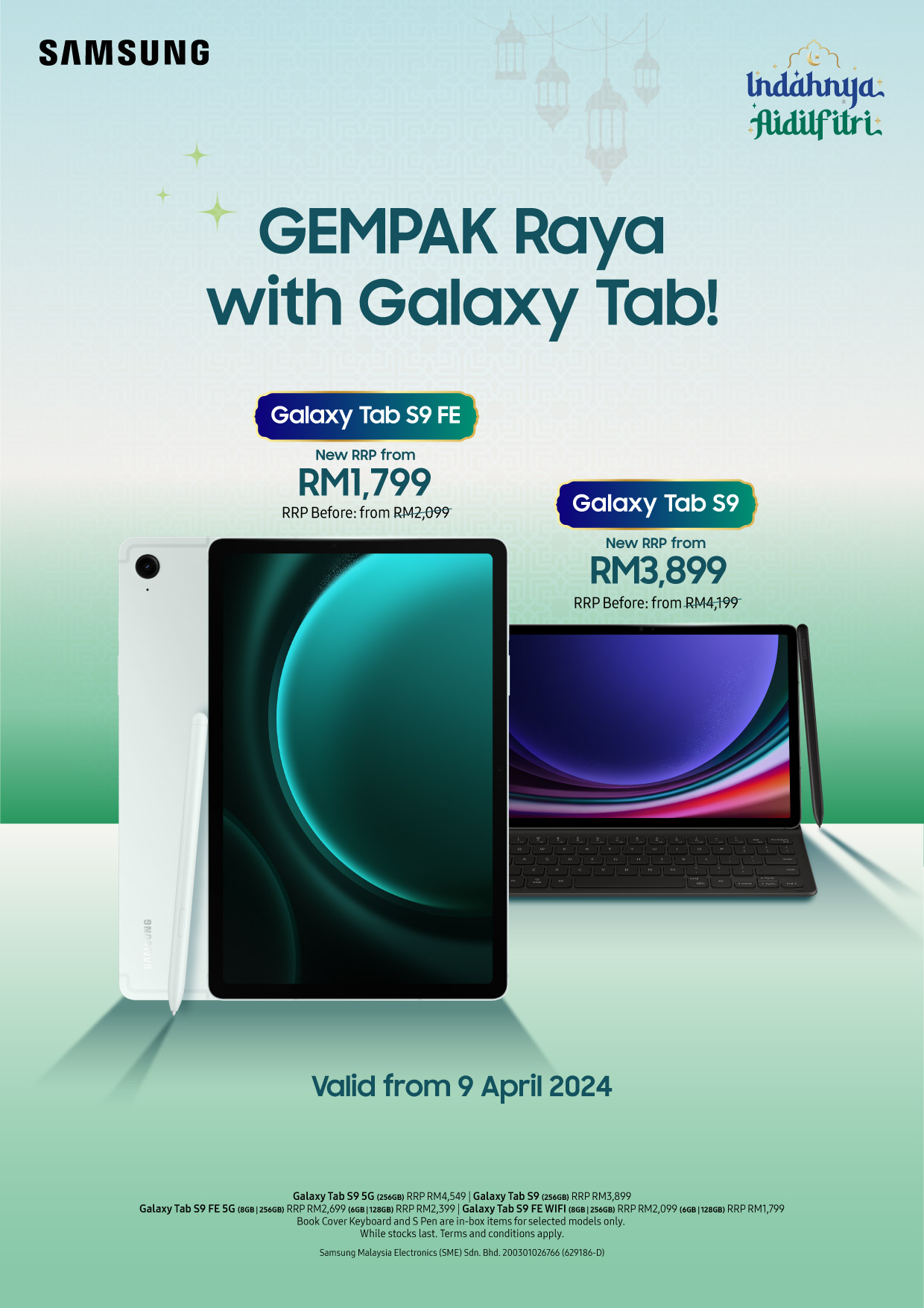 android, samsung reduces prices on galaxy tab s9 series tablets, up to rm300 cheaper now