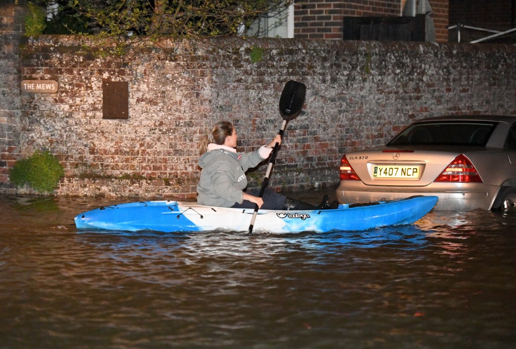 Map reveals areas most like to flood in the UK today