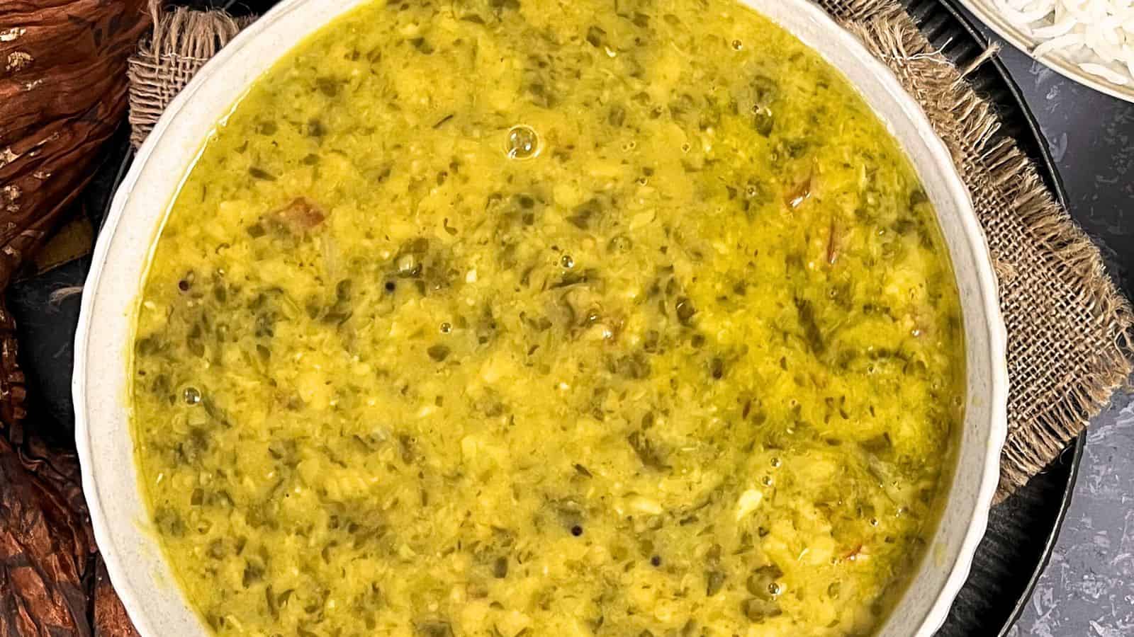 <p>Joining lentils with spinach gives us Dal Palak. It's a nutrient-packed dish that's warm, comforting, and super tasty. Among underrated Indian dishes, this one is a clear winner, nourishing you inside out.<br><strong>Get the Recipe: </strong><a href="https://easyindiancookbook.com/dal-palak-spinach-dal/?utm_source=msn&utm_medium=page&utm_campaign=msn">Dal Palak (Spinach Dal)</a></p>