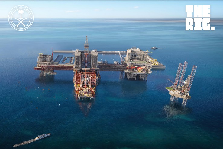 Inside the $5 billion floating theme park built on an offshore oil rig