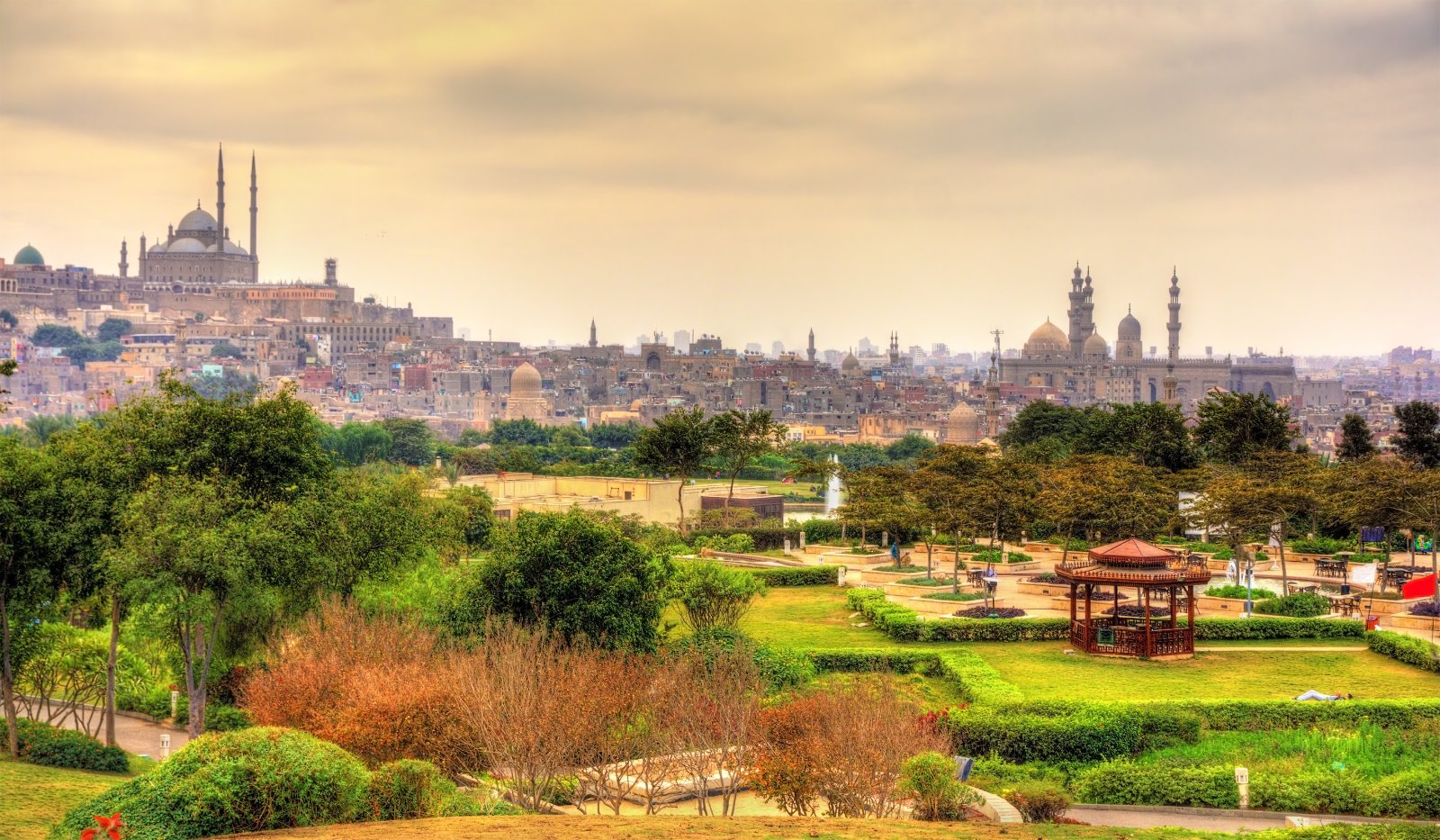 <p class="wp-caption-text">Image Credit: Shutterstock / Leonid Andronov</p>  <p><span>Al-Azhar Park is a testament to Cairo’s ability to blend history with modernity. Once a neglected area, it was transformed into a lush, expansive park, offering residents and visitors a much-needed green space. The park, with its carefully landscaped gardens, walkways, and water features, provides a serene escape from the urban hustle and bustle. It also offers stunning views of the Cairo skyline, including the Citadel and the Mosque of Muhammad Ali. Al-Azhar Park is a prime example of successful urban renewal, serving as a green lung for the city and a space for cultural events and family outings.</span> </p>