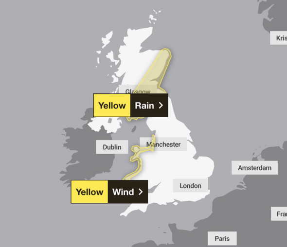 Storm Pierrick To Smash Uk With 65mph Wind Chaos - Full List Of Regions 