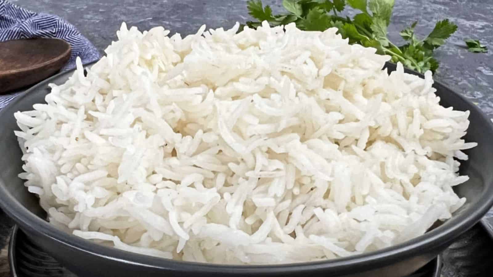 <p>You may not expect it, but even simple Basmati Rice can be underrated! When it's cooked just right, fluffy and fragrant, it's an unforgettable side dish. Recipes like Basmati Rice will remind you how awesome and underrated Indian dishes can be with their simplicity.<br><strong>Get the Recipe: </strong><a href="https://easyindiancookbook.com/basmati-rice/?utm_source=msn&utm_medium=page&utm_campaign=msn">Basmati Rice</a></p>