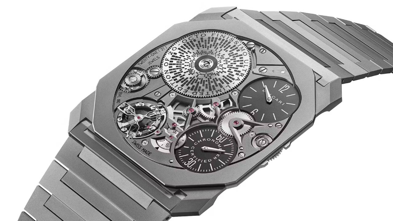 bulgari’s new octo finissimo ultra sets record as the world’s thinnest watch
