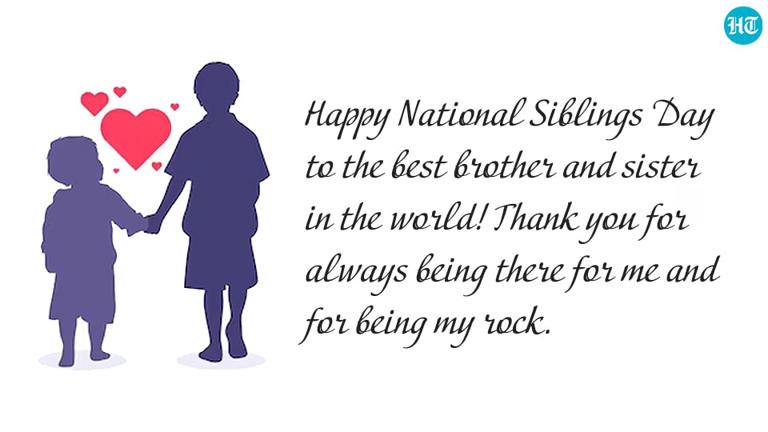 Happy National Siblings Day 2024: Wishes, images, quotes, WhatsApp and ...