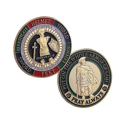 Armor of God Challenge Coin, Now 50% Off