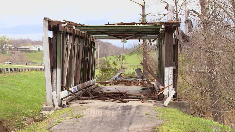 Tornado-damaged historic bridge to be restored after nearly being destroyed