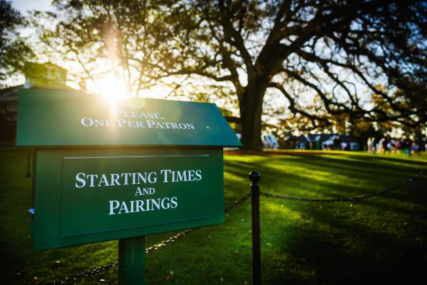 Masters 2024 tee times: Pairings for the first and second rounds