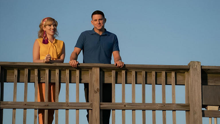 Scarlett Johansson and Channing Tatum share screen in new rom-com 'Fly ...