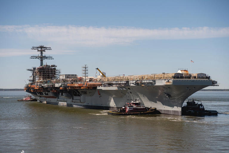 HII transitions USS John C. Stennis to next phase of overhaul