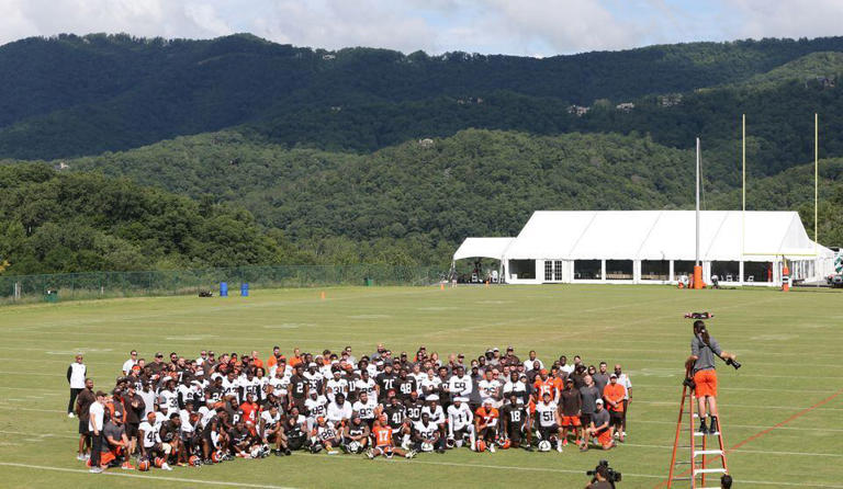 The Browns will go back to The Greenbrier this training camp but it sounds like they aren't going to Brazil.