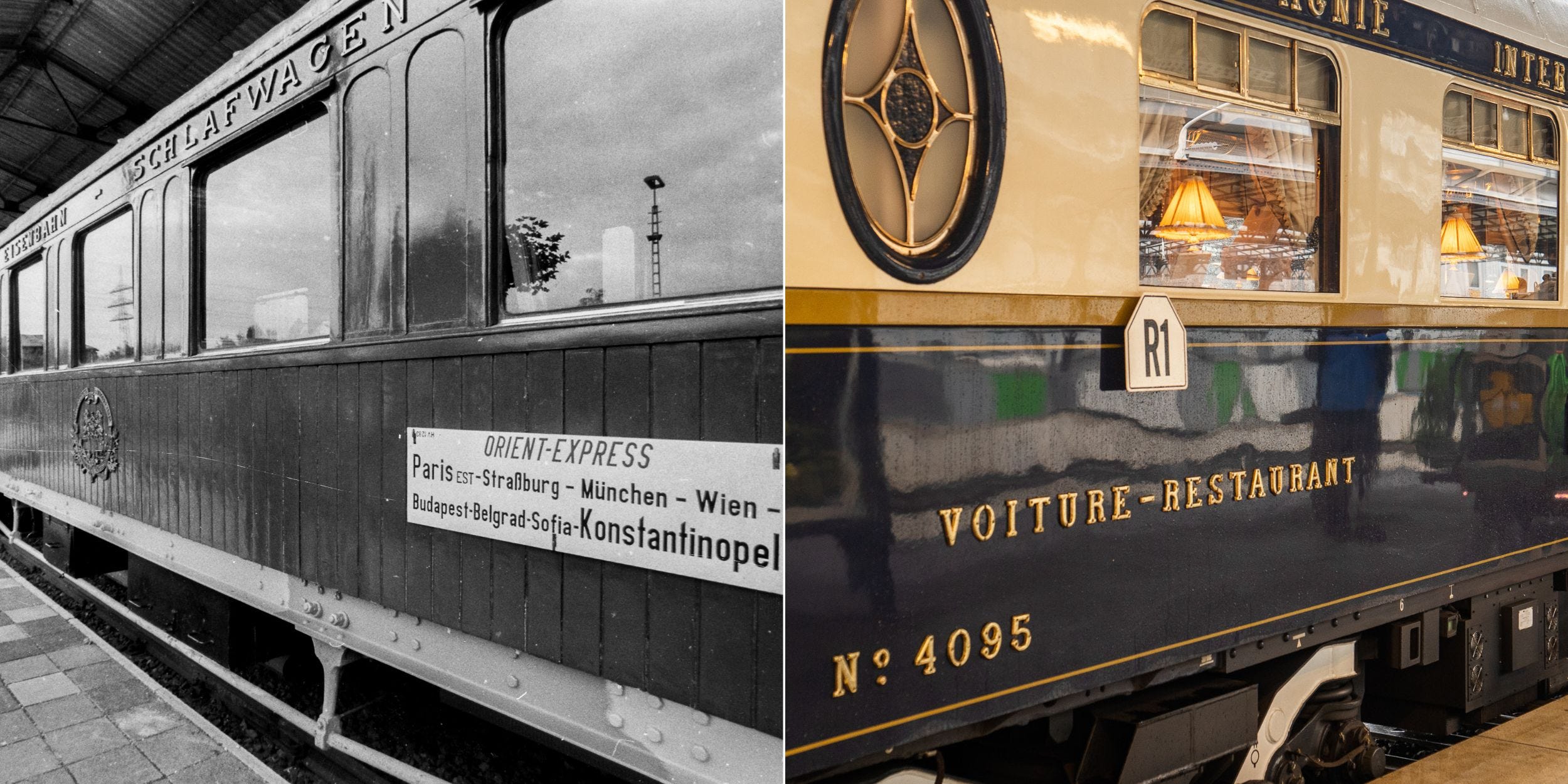 Then and now: Inside the legendary Orient Express train