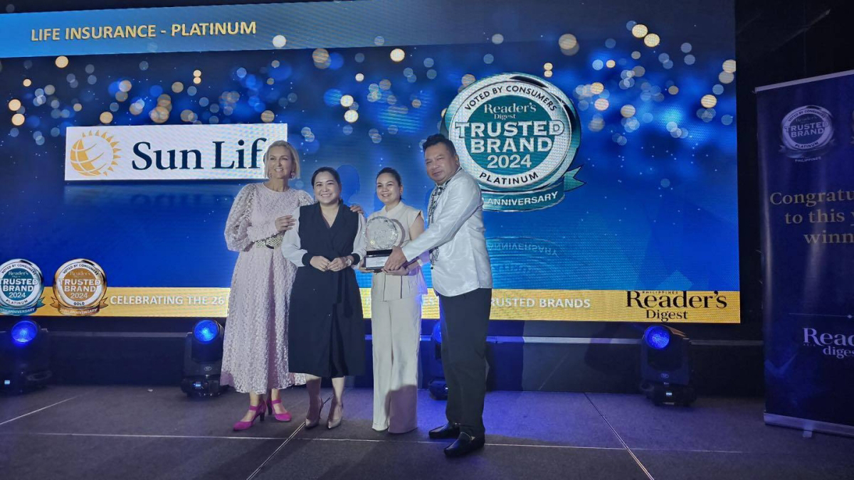 Sun Life PH continues tradition of being a trusted brand among Filipinos