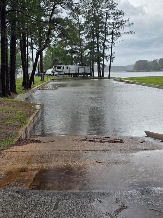 Water On Roads, Trees Down As Storms Pass Through East Texas