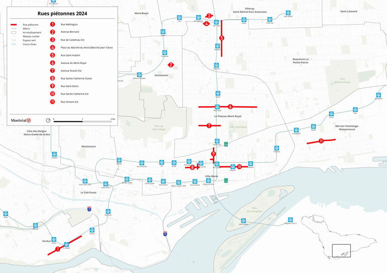 These Montreal streets will be car-free this summer