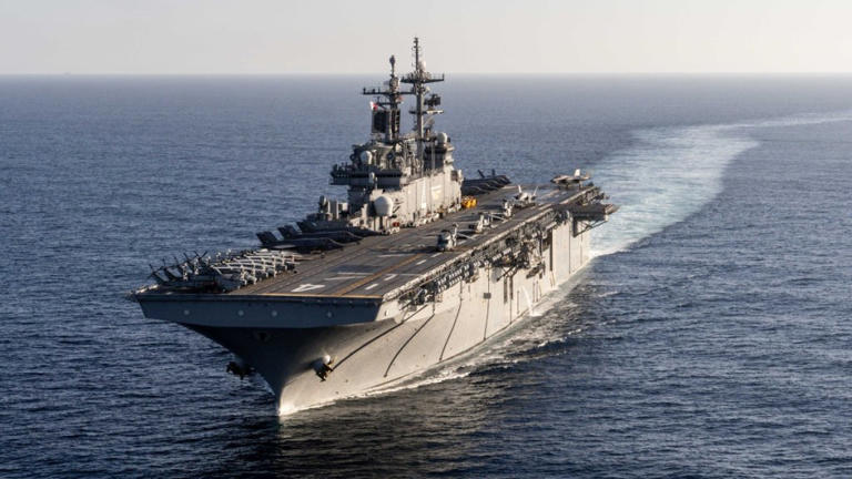 USS Boxer Ready Group Finally Deploys with 15th MEU from Camp Pendleton