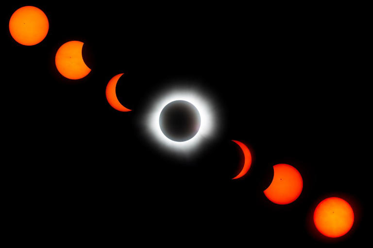 Viewers interested in the eclipse got more than an eyeful during the broadcast. Getty Images