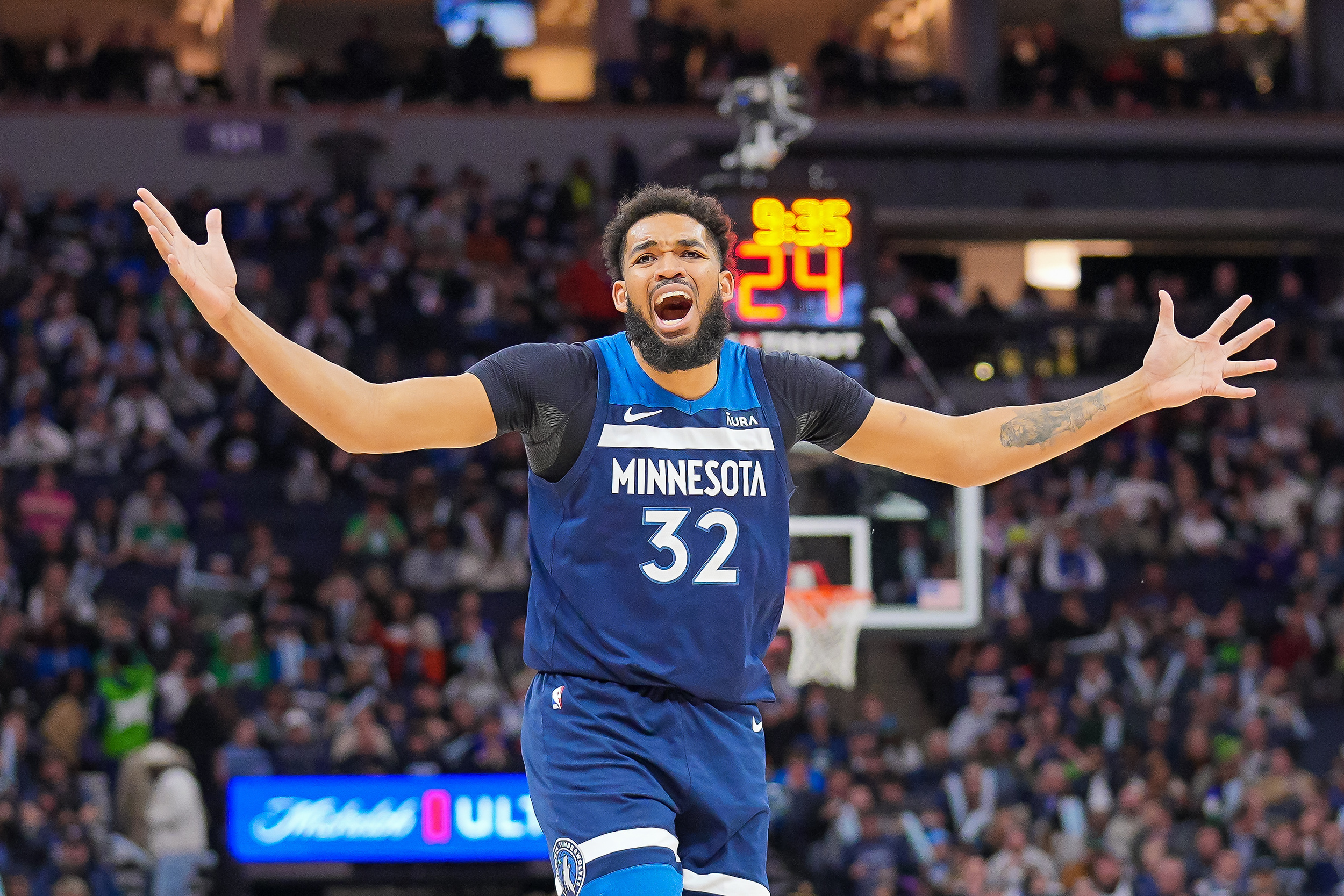 karl-anthony towns could return just in time for timberwolves playoff run