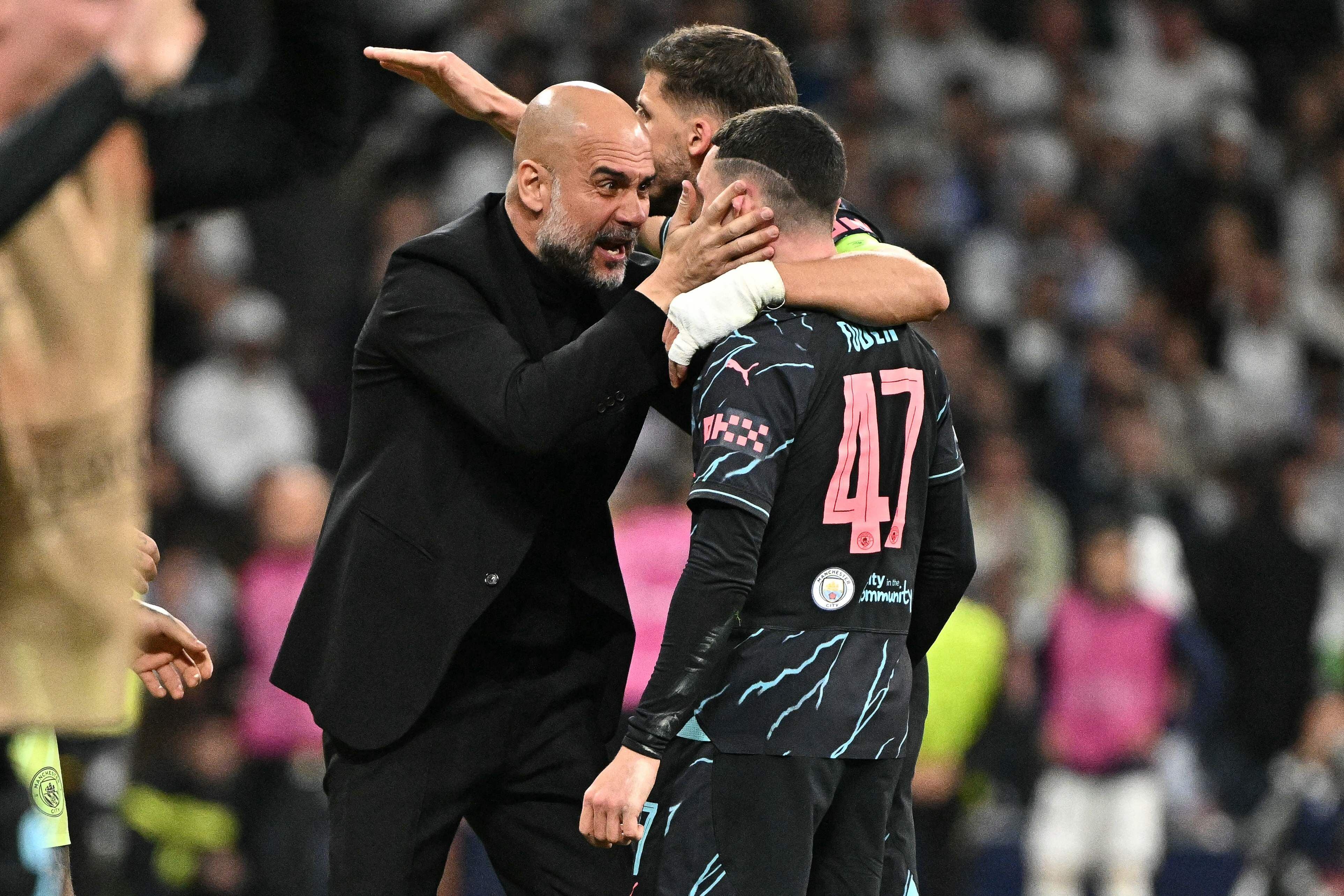 guardiola praises manchester city's emotional stability in pulsating draw at real madrid