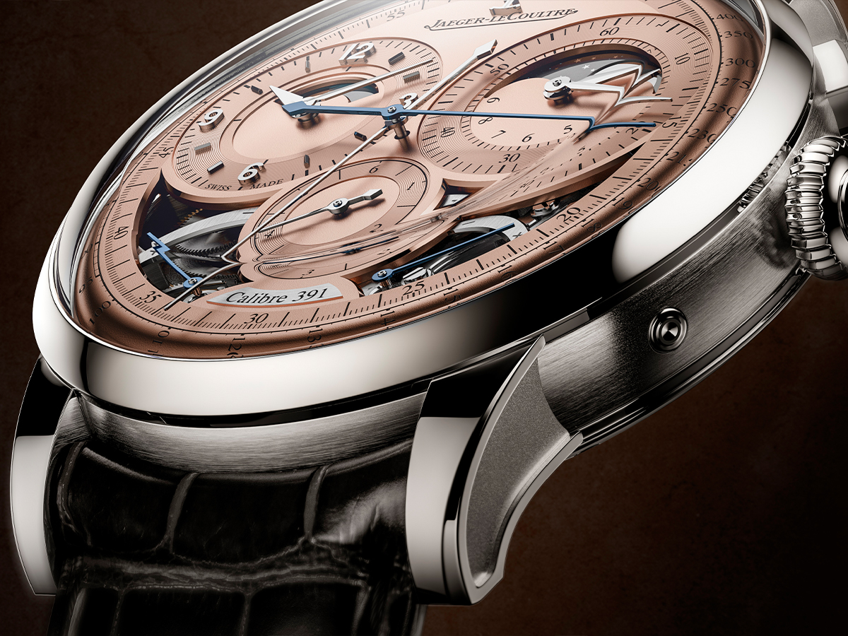 jaeger-lecoultre’s duometre chronograph moon is a double-barrelled dynamo