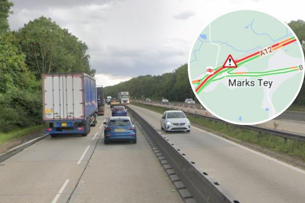 A12 lane closed as traffic congestion builds - here's why