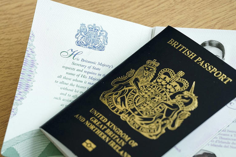 The newest blue passports bear the title of 'His Majesty' for the first time in 70 years
