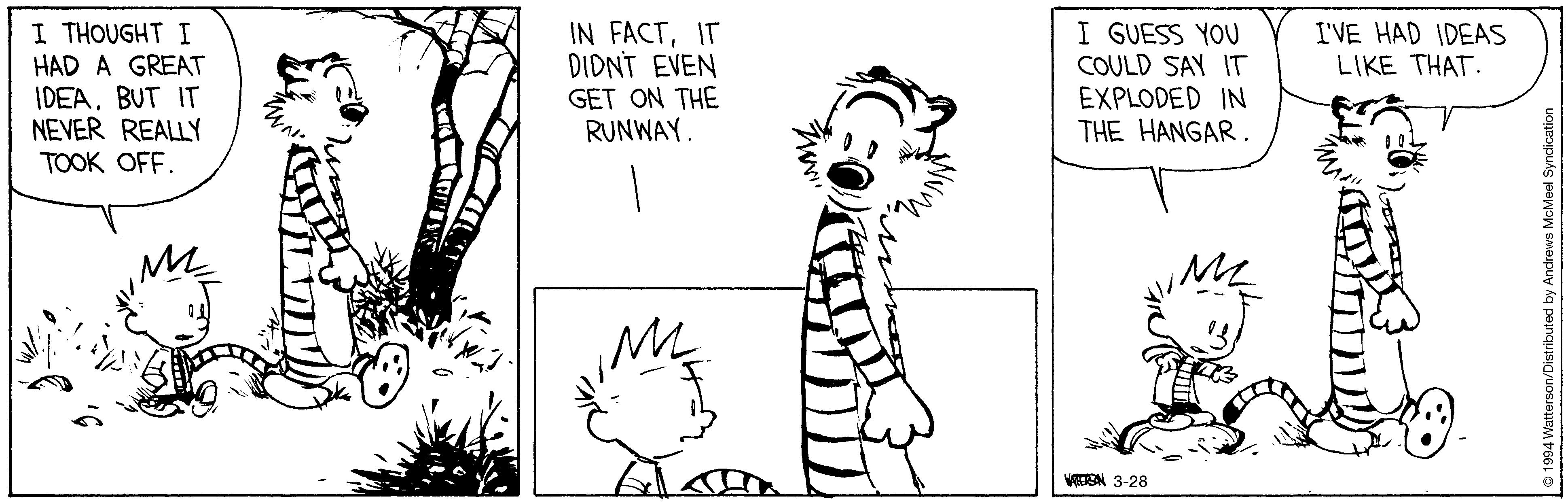 Calvin and Hobbes by Bill Watterson