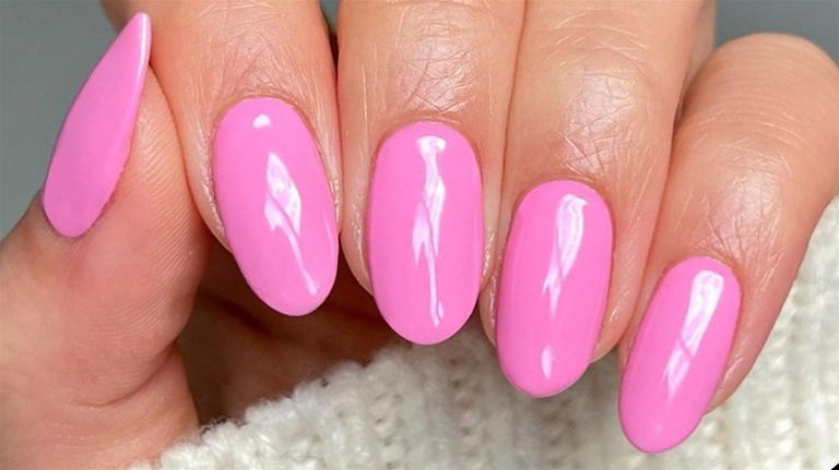 Bubblegum Pink Nails Are The Classic Shade Taking Over Spring 2024