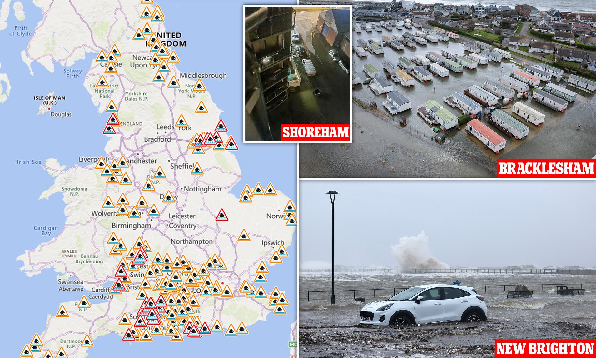 UK Weather: Britain On Flood Alert With Dozens Of Warnings In Place ...