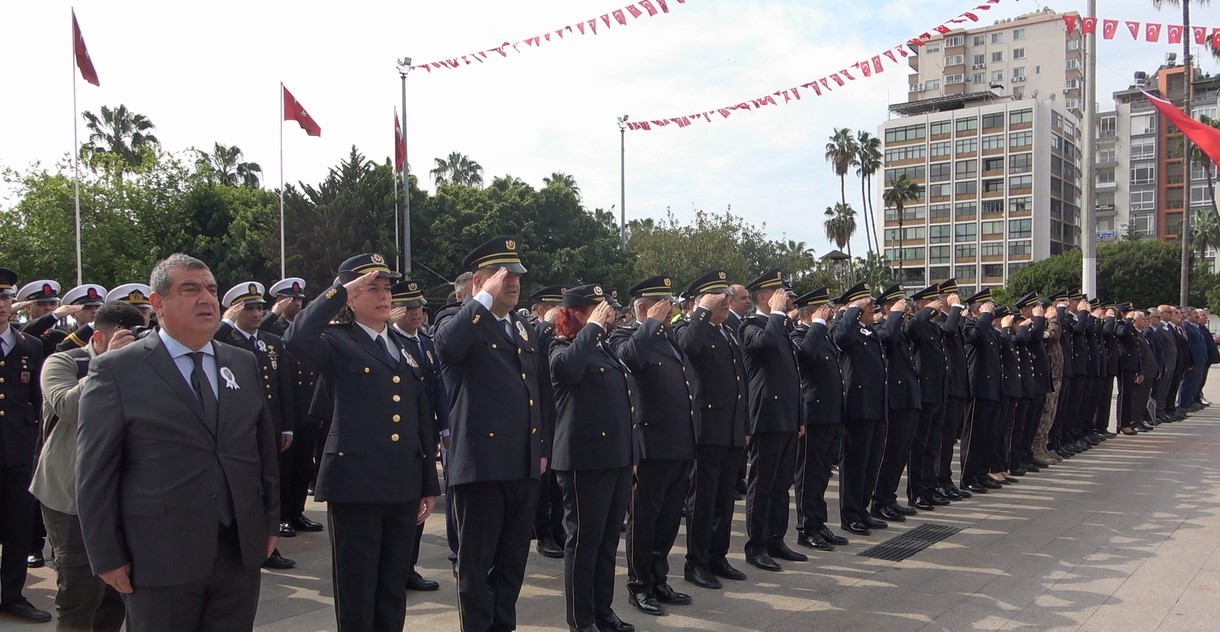 türk polis teşkilatının kuruluşunun 179. yıl dönümü mersin’de kutlandı
