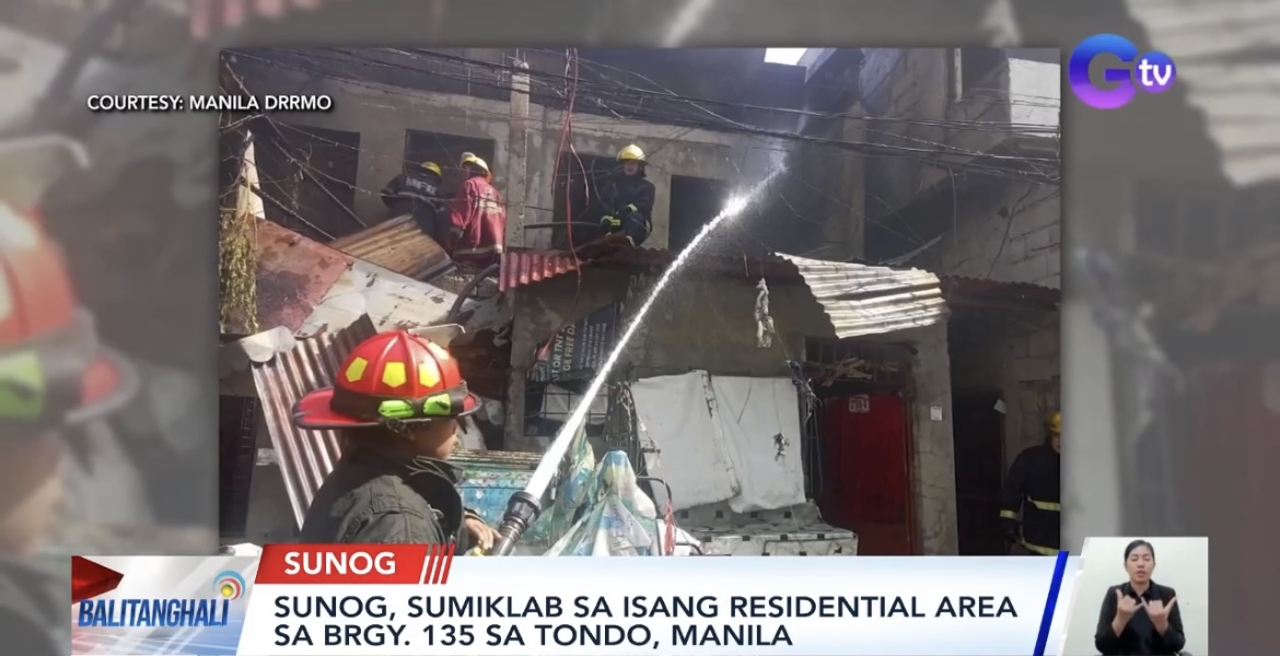 fire hits residential areas in tondo, paranaque; 4 hurt