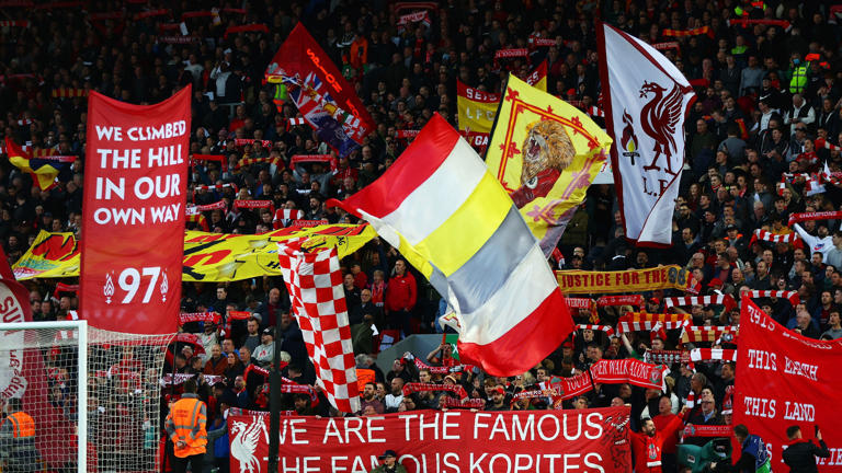 Explained: Why Liverpool fans won't bring iconic Kop flags to Anfield ...