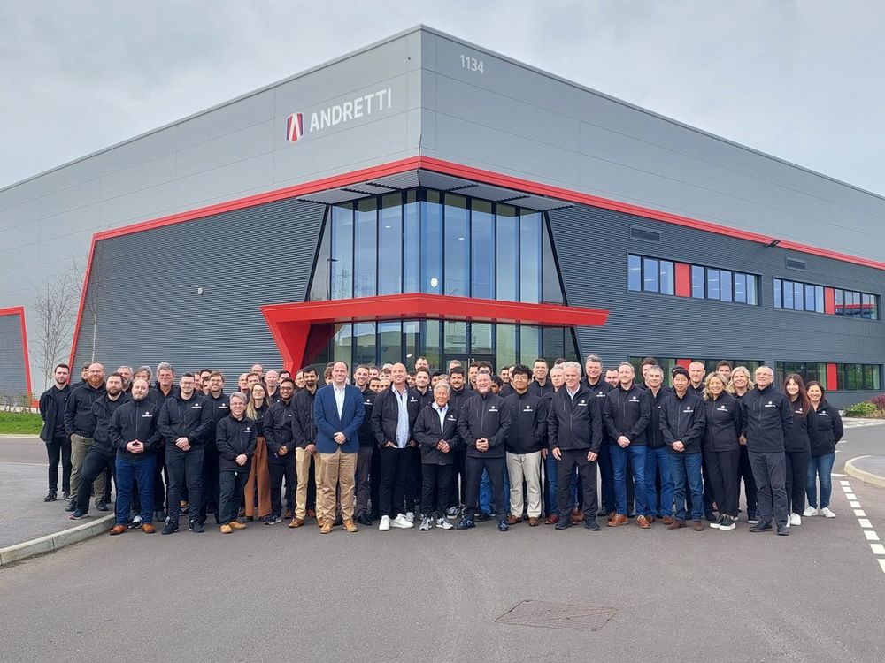 andretti inaugura oficialmente su nueva fábrica para f1 en silverstone