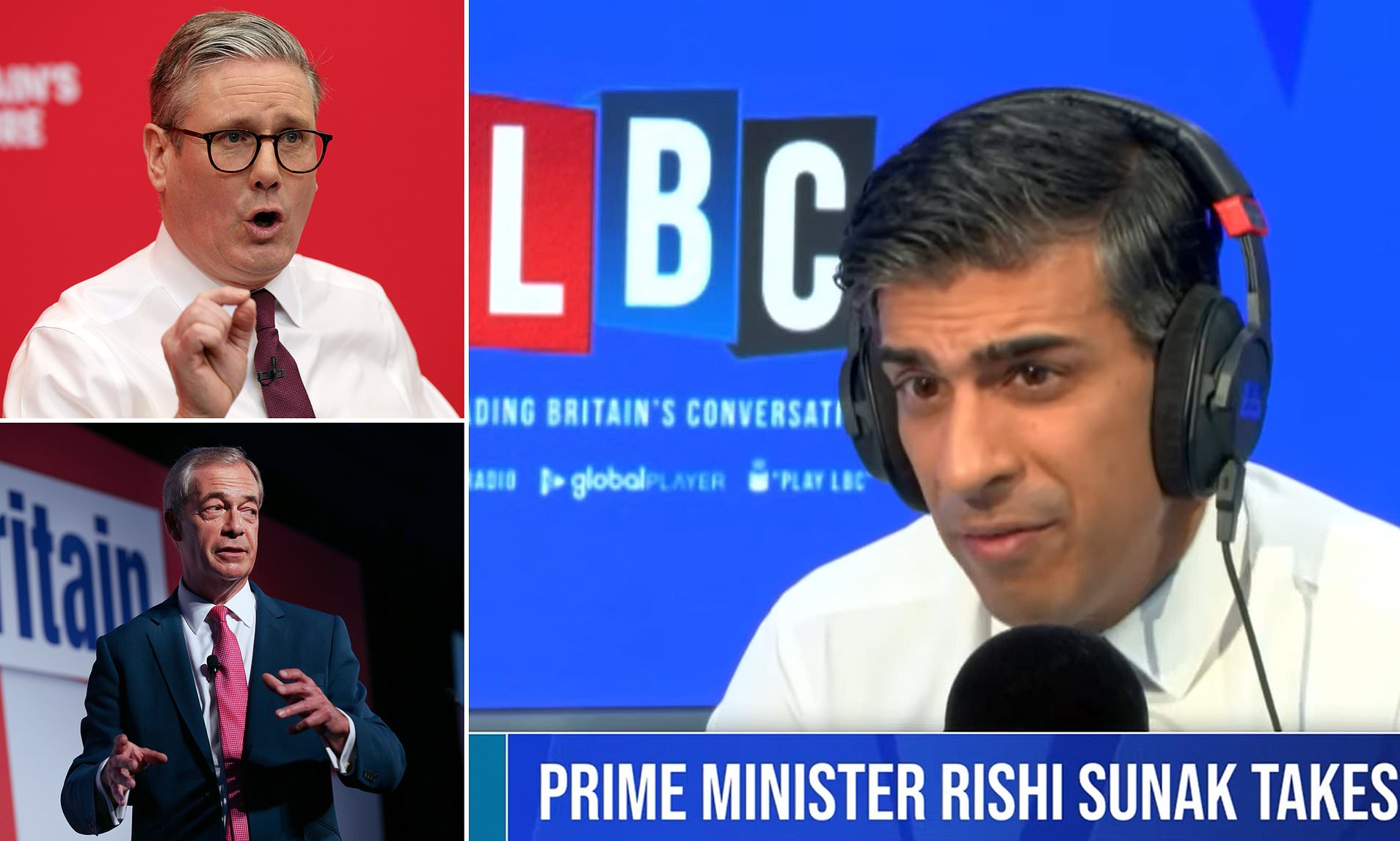 Rishi Sunak Warns Voting For Reform UK Will Only Help Labour's Keir ...