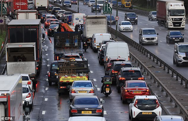 the congestion capital: how london's roads are more clogged up now than before ulez was rolled out - as it emerges sadiq khan spent £3million planning a 'smart' pay-per-mile road charging system