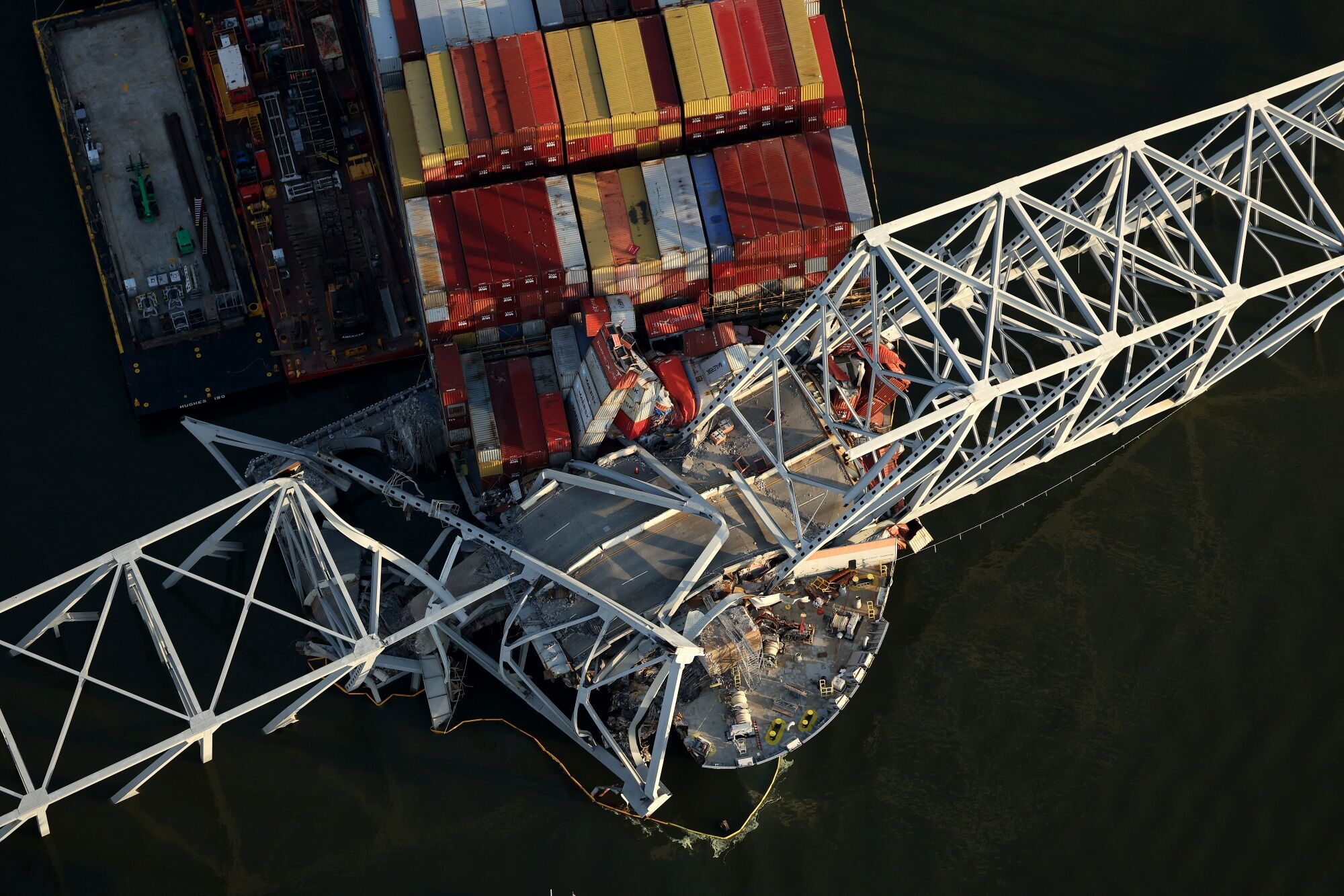 Us Eyeing Ship's Electrical System After Baltimore Bridge Crash