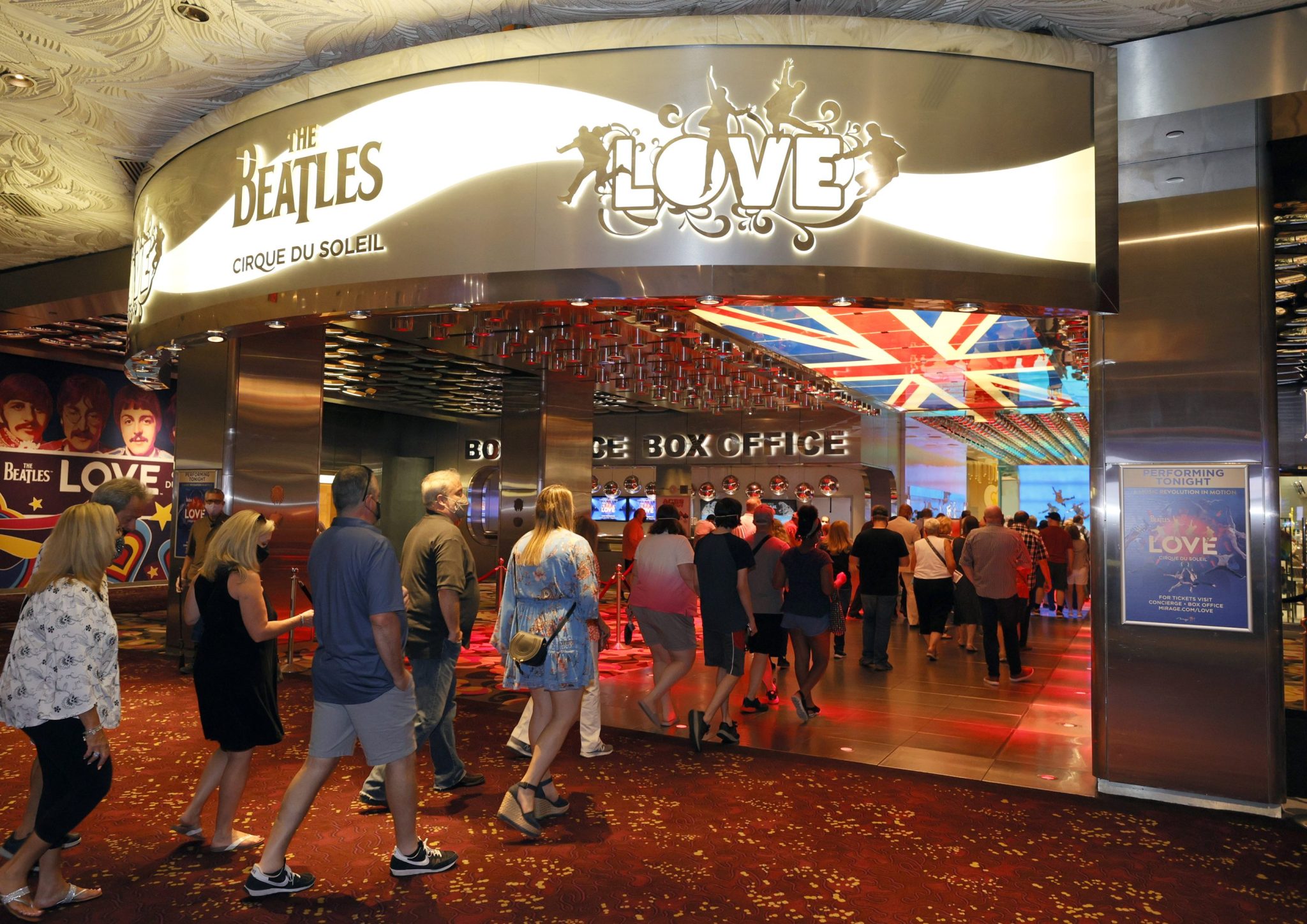 ‘this wasn’t our decision’: cirque du soleil forced by hard rock las vegas to close ‘the beatles love’ after 18 years