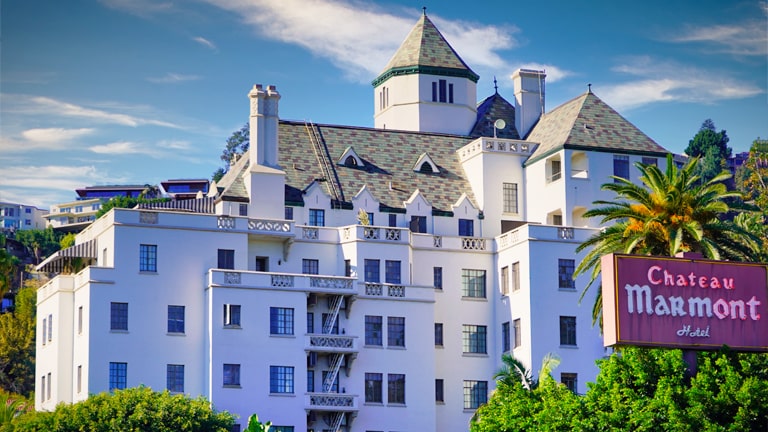 <p>If walls could talk, Chateau Marmont would spill Hollywood secrets for days. Modeled after an actual French château, this Sunset Boulevard legend is as much a sanctuary for celebs today as it was in the golden age of cinema. It’s discreet, decadent, and utterly divine.</p>