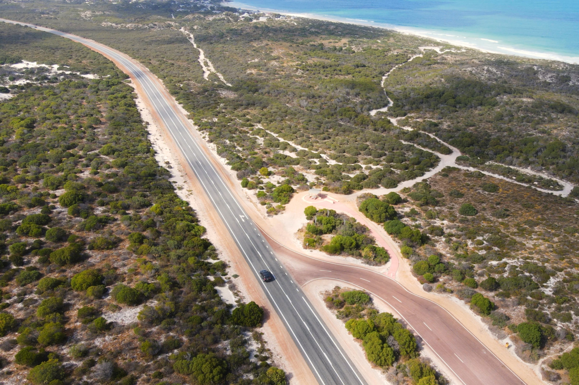 <p>Meanwhile, Australia's Highway 1 can claim the title of longest continuing highway in the world (the Pan-American Highway is separated by the Darién Gap). Highway 1 has a total length of approximately 9,000 miles (14,500 km).</p>