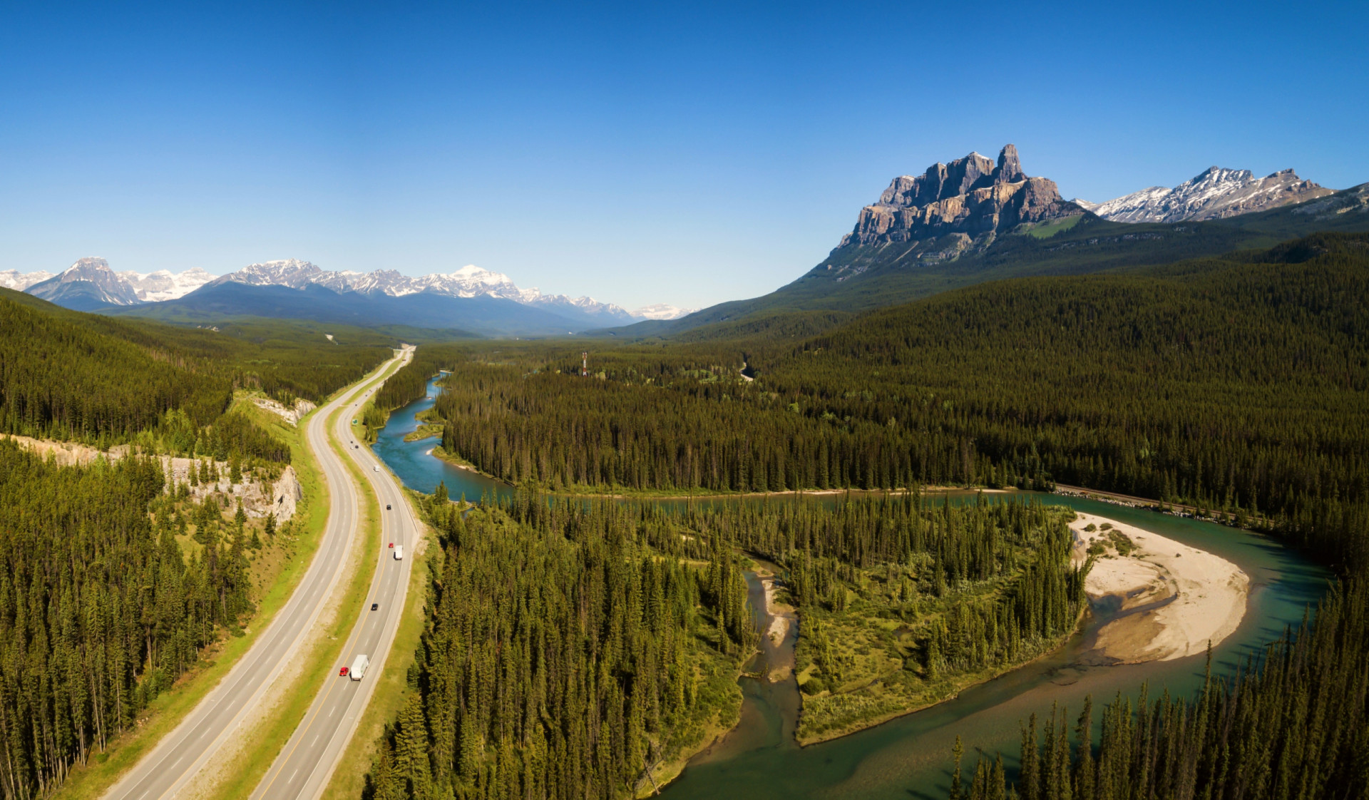 <p>And at 4,645 miles (7,476 km) long, the Trans-Canada Highway travels through all 10 provinces of Canada, from the Pacific Ocean on the west coast to the Atlantic Ocean on the east coast, to make this scenic route one of the longest of its type in the world.</p> <p>Sources: (National Highways) (Federal Highway Administration) (ResearchGate) (Guinness World Records) </p> <p>See also: <a href="https://www.starsinsider.com/lifestyle/618144/the-canada-united-states-border-is-the-longest-international-border-in-the-world">The Canada-United States border is the longest international border in the world</a></p>