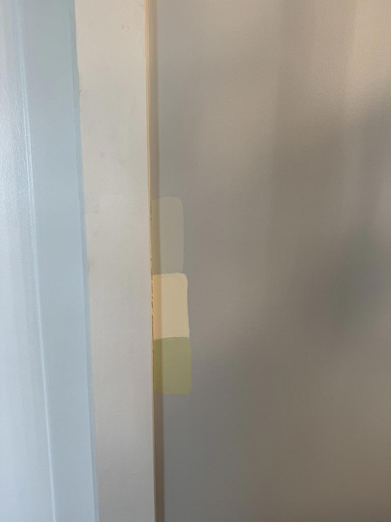 Week 2: Foyer Paint Color & Best Practices for Test Swatching Paint