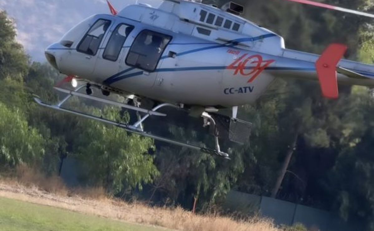 informan que helicóptero con pamela díaz debió realizar un aterrizaje forzoso