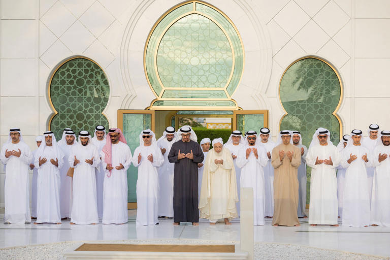 President Sheikh Mohamed shares family portrait to celebrate Eid