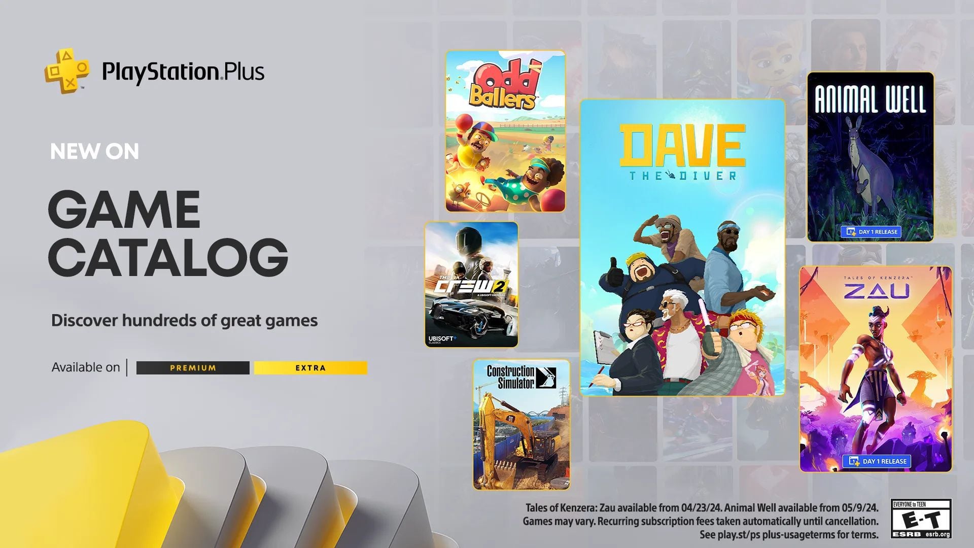 catálogo de playstation plus extra y premium recibirá 16 nuevos juegos en abril