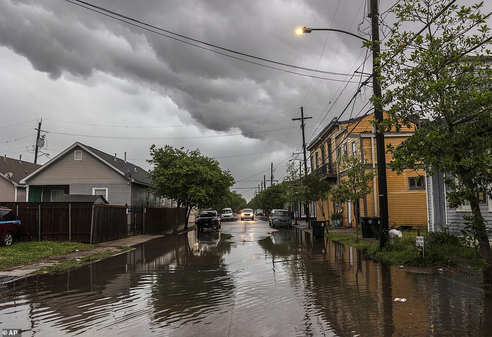 deadly storms wallop gulf coast: one dead in mississippi as tornado rips through louisiana and heavy rains leave floods throughout new orleans bringing back katrina memories