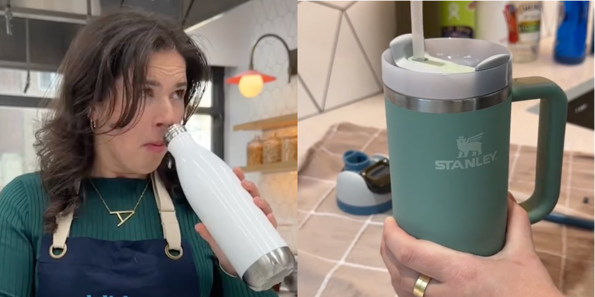 people are freaking out over these moldy water bottles in viral tiktok