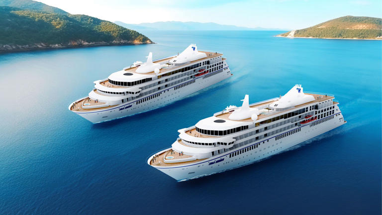 Rendering of new Windstar Cruises ships