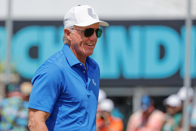 LIV Golf's Greg Norman shows up at Augusta National to support his ...